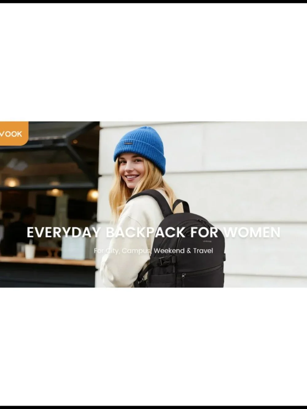 Unisex Casual Laptop Backpack Water Resistant Fits 15.6